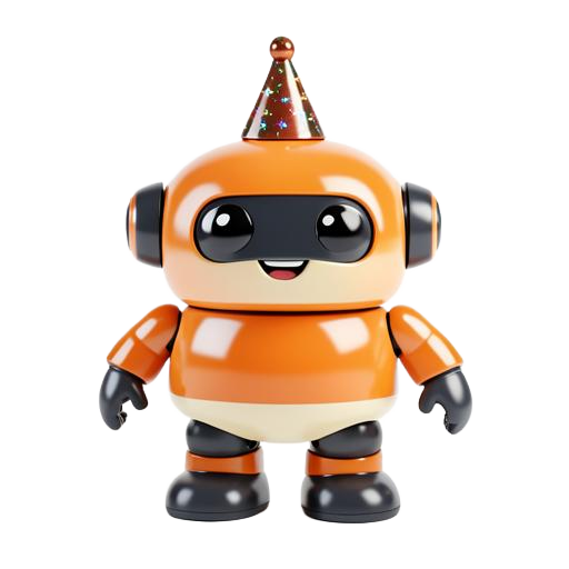 Confetti — the Fun category mascot